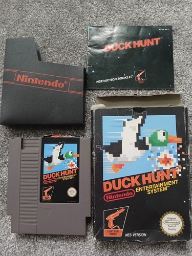 Nes duck hunt game boxed - duck,