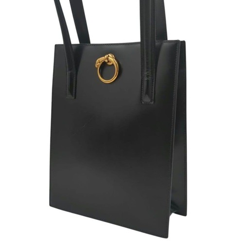 Cartier tote bag black leather - bag,