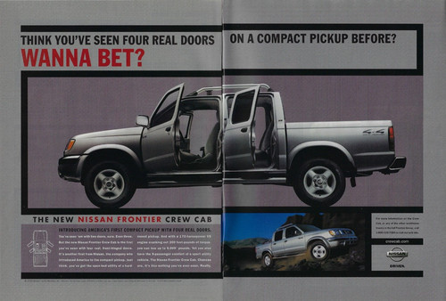1999 nissan frontier - nissan, crew