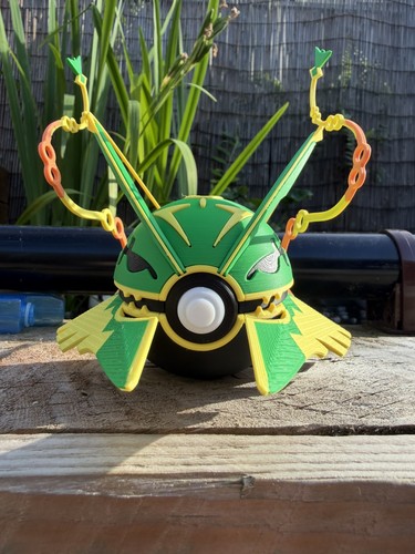 Mega rayquaza 0384 pokeball - rayquaza,