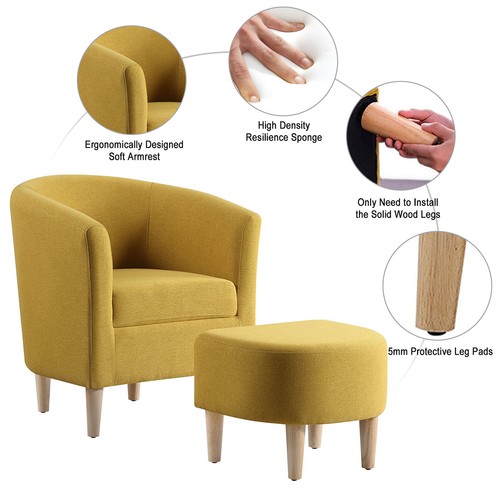 Fabric chair armchair lounge - chair,