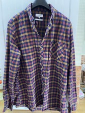 Men's Next Long Sleeve Shirt size 2XL Multicoloured Check