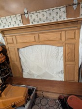 Fireplace White Oak Mantle