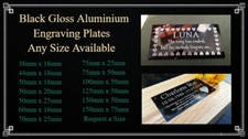 Trophy Plates Plaques BLACK
