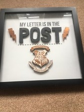 harry potter my letter is in the post hogwarts primark frame plaque