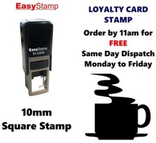 Loyalty Card Stamp 10mm Self