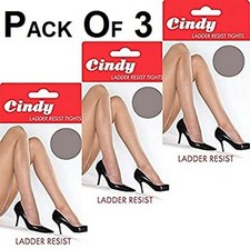 Pack of 3 Ladies Tights Women's Cindy 20 Denier Ladder Resist