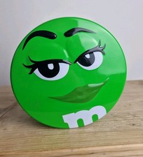 M&M Green Decorative Tin