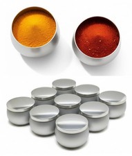 12 x Spice Tins Tubs Jar