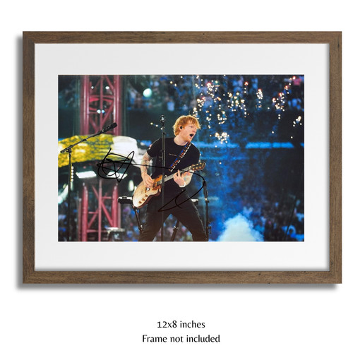 Sheeran hand signed music - ed,