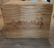 BodyMax Large Wooden 3 in 1 Plyo Box (30"x24"x20")