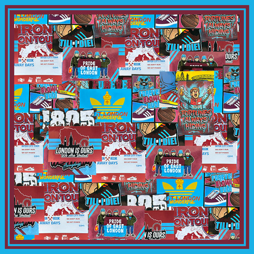 Irons stickers mixed designs - irons, |