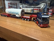 1/50 Scale Tekno Volvo FH16 with 3 Bed 5 Trailer & Siemens load BMT Mammoet New