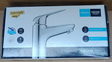 GROHE Swift QuickFix – Smooth Body 1 Lever Basin Mixer Tap for Low Pressure