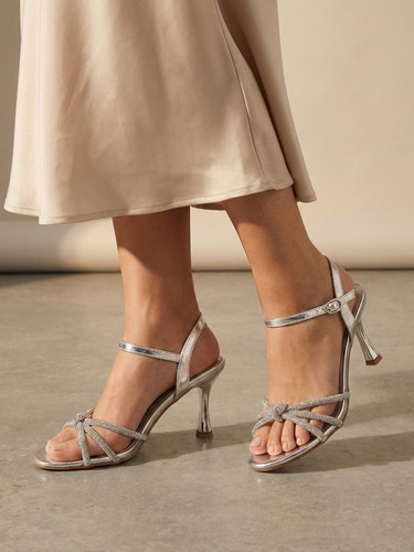 Women kitten heel sandal - heel,