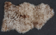 Rare Breed Sheepskin Pelt Rug Wolf Tipped 68 x 116cm