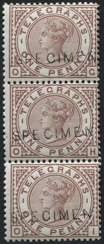 Telegraph 1876 red - 1d, red-brown