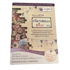 NEW Docrafts papermania Portobello Road cd rom Digital Designer  Craft Pc / Mac