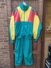 Vintage Adidas 70's Rasta Colour Way  Mens Tracksuit Size 168 R/Description