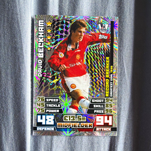 Topps match attax david - match,