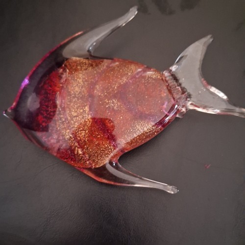 Decorative glass fish - fish, cm