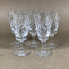 Set of 5 Vintage Tudor Crystal