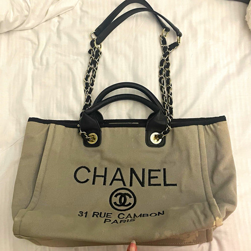 Chanel deauville large canvas - chanel,
