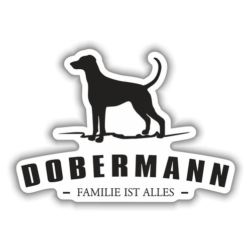 Weatherproof sticker doberman - weatherproof,
