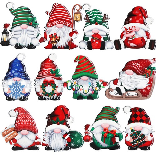 Pcs christmas gnome wooden - 24,