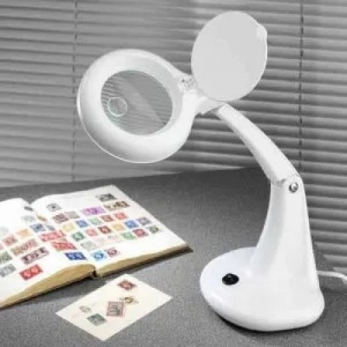 Magnifying fluorescent table - magnifying,