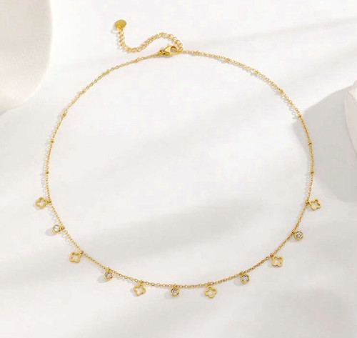 Yellow gold plated cable - gold, chain
