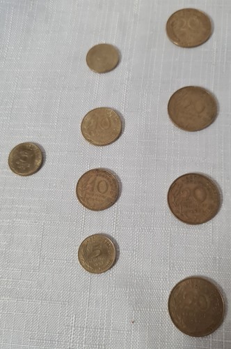 French centimes 9 - 10,, (9