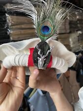 Afghan Topi | Chitrali Pakol (White Colour)with Markhor Plate New Handmade Wool