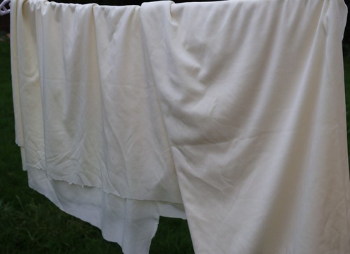 Vintage ivory fabric - fabric, light