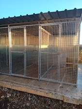 Dog Kennel Galvanized 8ft x