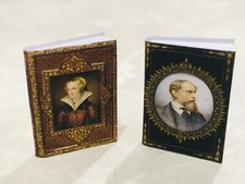 1/12 dolls house books- Opening x 2/tudor/dickens