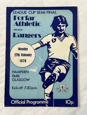 Forfar Athletic v Rangers -