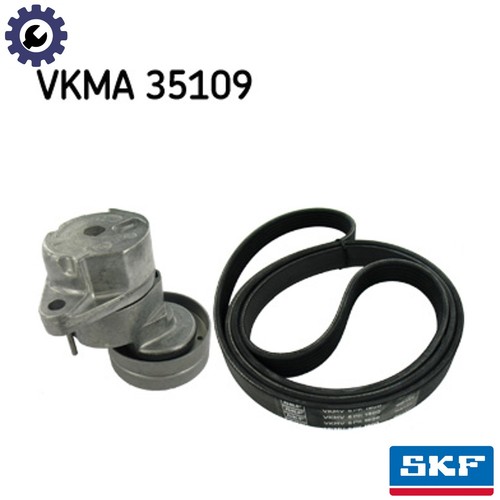 Vribbed belt set - vribbed, vkma