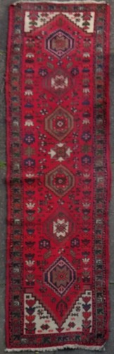 Dark red patterned handmade - dark,