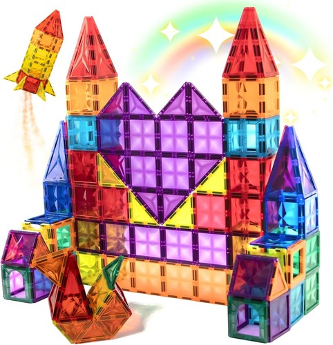 78pc magnetic tiles building - 78pc,