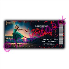 Matthew Bourne’s The Red Shoes Ballet Souvenir Tickets, Theatre Ballet Tickets