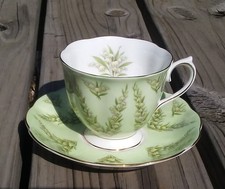 ROYAL ALBERT Green Damask LILY