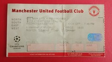 Manchester Utd V Porto  1996/97 Match Ticket  European Champions League 