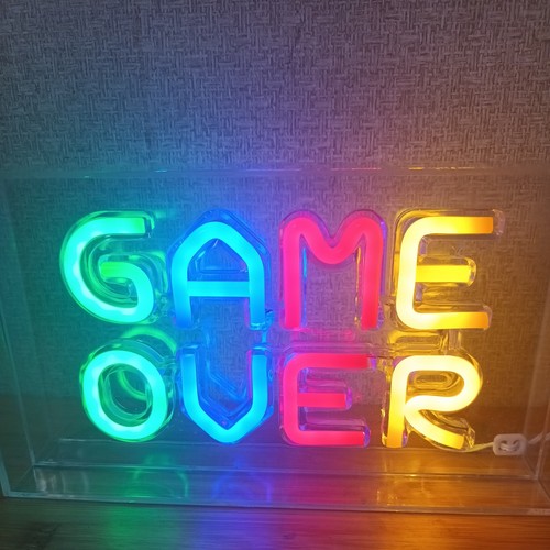 Game over neon - over,