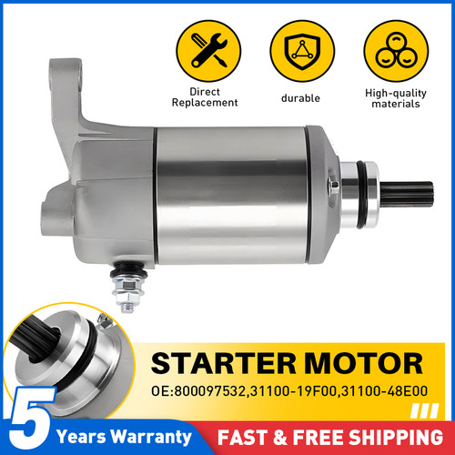 New starter motor for - new,