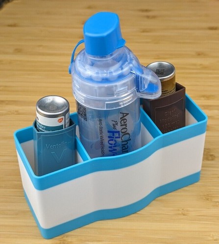 Inhaler organiser holder - organiser,