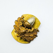 Vintage Cheshire Regiment Officers GILT Collar Badge Lapel WWI British Army