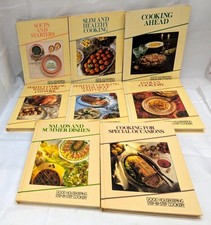 8 Book Bundle Good Housekeeping Step-By-Step Cookery Cookbook Cooking Guide 1986