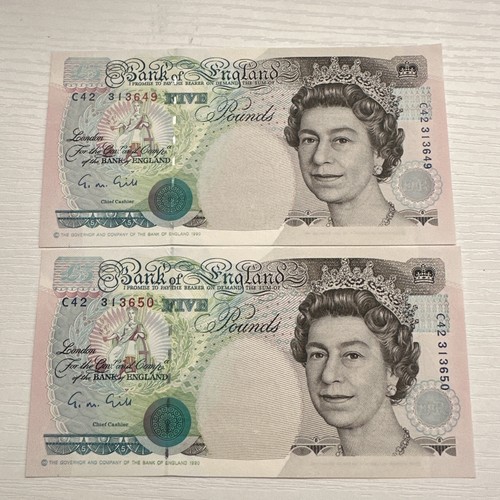 1988 note - £5, (five