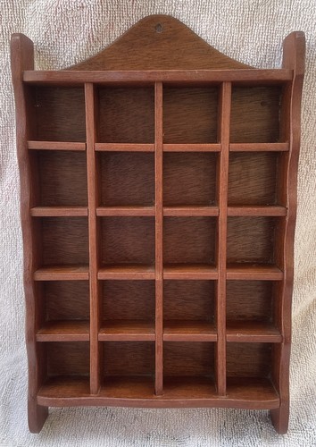 Wooden thimble display case - display,